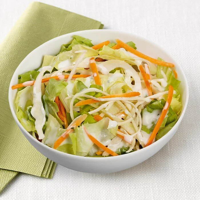 Rohkostsalat mit Joghurt-Dressing